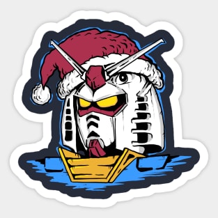 The santa Rx78 Sticker